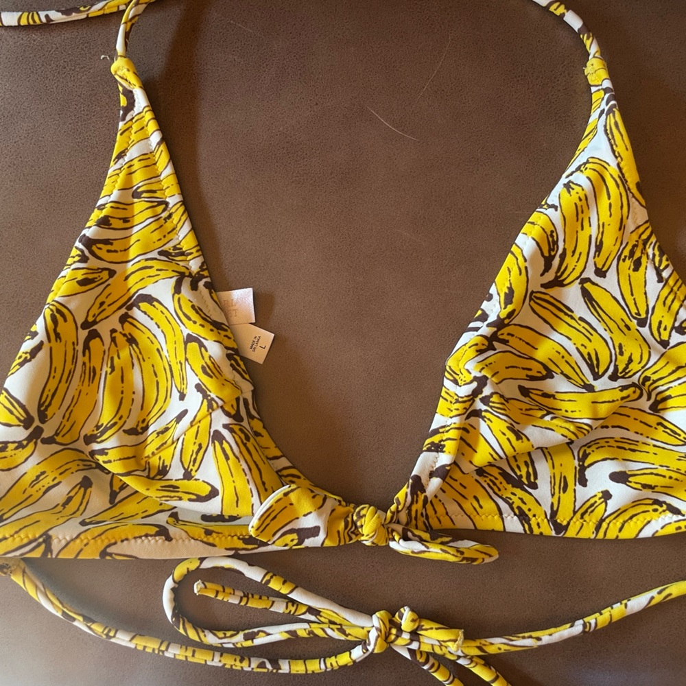 Victoria’s Secret size large banana string bikini top